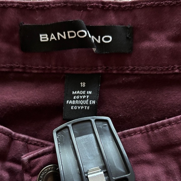 Bandolino Burgundy Pants 18 - Picture 2 of 5